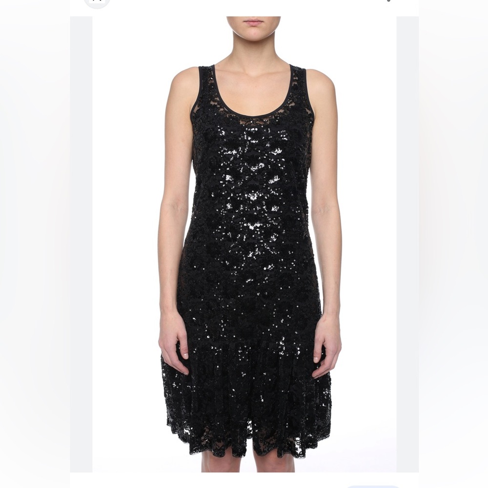 Michael Kors Black Sequined lace dress✨brand new✨